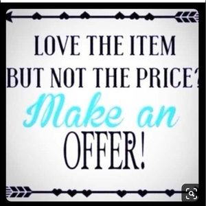 Reasonable offers welcome!